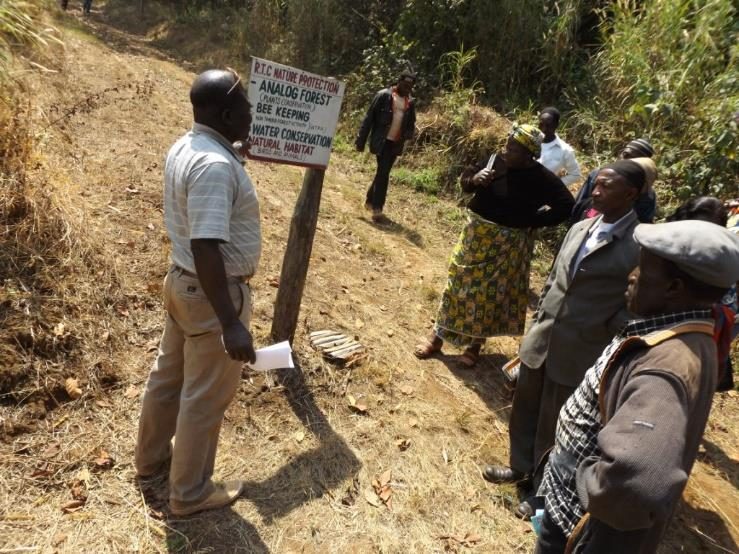 Forest conservation, apiculture and water-source protection in the field