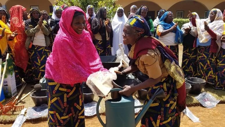 Farm tools handed over for the huckleberry value chain