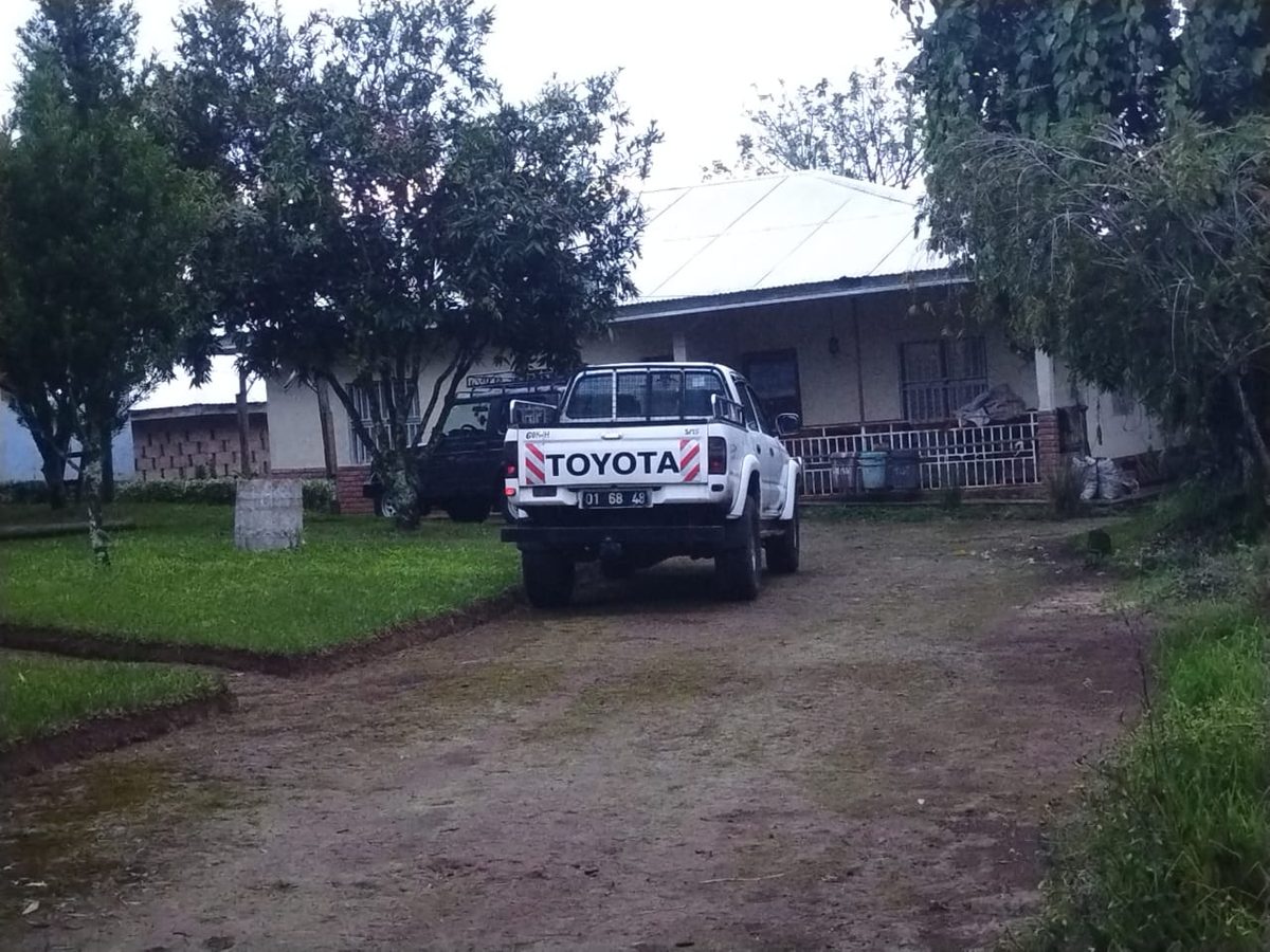 An RTC field truck parked at the main building